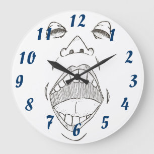 Reloj Redondo Grande "Shout" Clock