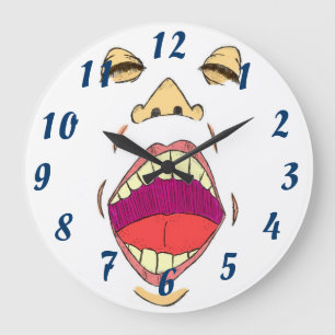 Reloj Redondo Grande "Shout" Clock