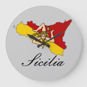 Reloj Redondo Grande Sicily Clock