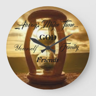 Reloj Redondo Grande Siempre Ganar tiempo...