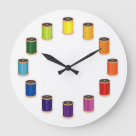 Reloj Redondo Grande ¡Siempre hay tiempo para coser!