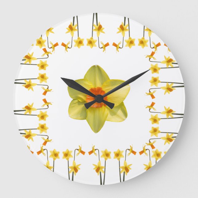 Reloj Redondo Grande Siempre primavera (Anverso)