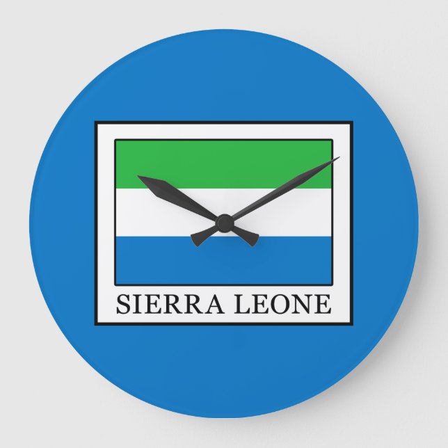 Reloj Redondo Grande Sierra Leone (Anverso)
