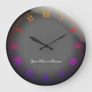 Reloj Redondo Grande Signature 3D-Style Classic Roman Ipanumbers