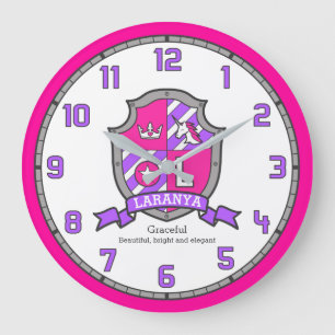 Reloj Redondo Grande Significado del nombre de letra Laranya cresta de