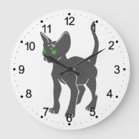 Silhouette de gato egipcio - Elige el color de la 