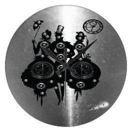Reloj Redondo Grande Silhouette Process Steampunk