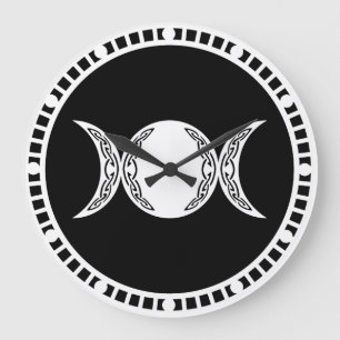 Reloj Redondo Grande Símbolo de la diosa de la tripa