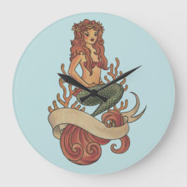 Reloj Redondo Grande sirena
