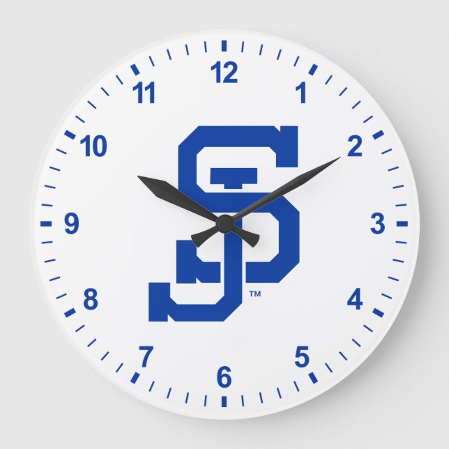 Reloj Redondo Grande SJ Spartans logo (Anverso)