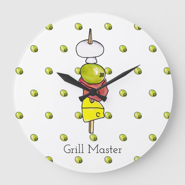 Reloj Redondo Grande Skewer (Anverso)