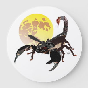 Reloj Redondo Grande Skorpion Uhr