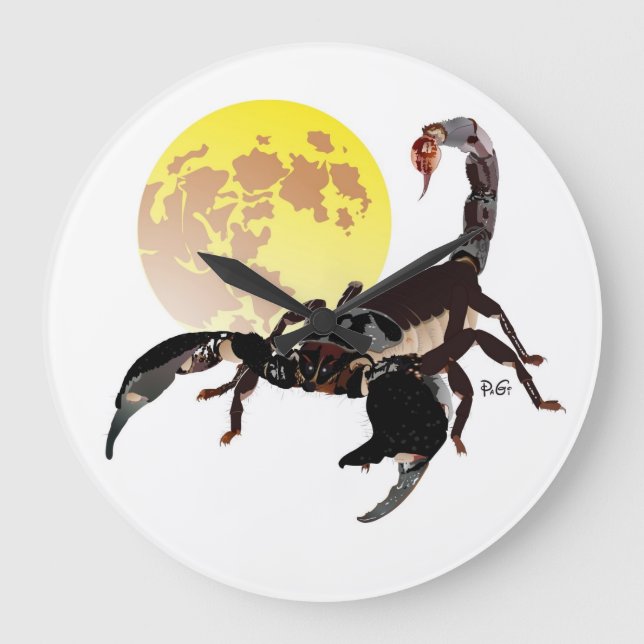 Reloj Redondo Grande Skorpion Uhr (Anverso)