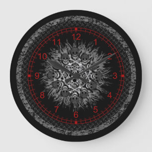 Reloj Redondo Grande skulls