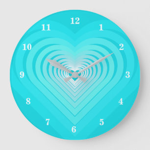 Reloj Redondo Grande Sky Love - Blue