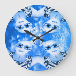 Reloj Redondo Grande Skydivers