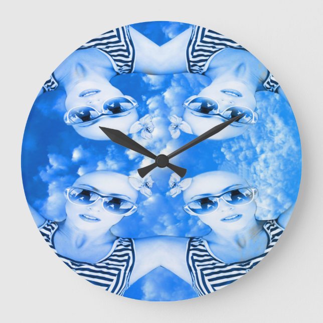 Reloj Redondo Grande Skydivers (Anverso)