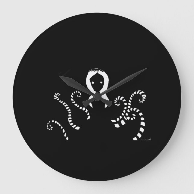 Reloj Redondo Grande Slenderwoman (Anverso)
