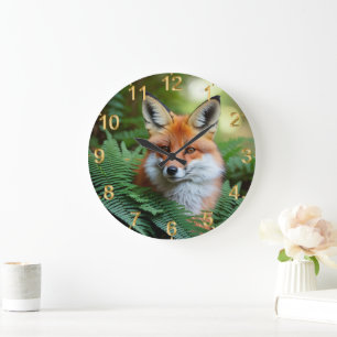 Reloj Redondo Grande "Sly: El Zorro en las sombras"