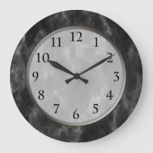 Smoky Black Marble Silver Gray Trim