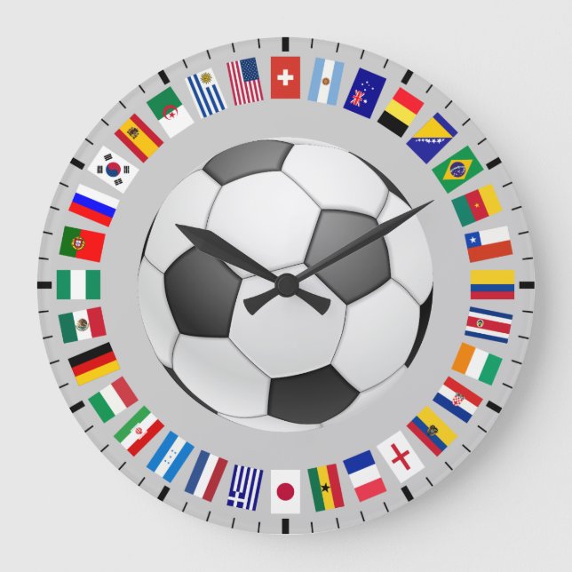 RELOJ REDONDO GRANDE SOCCER (Anverso)