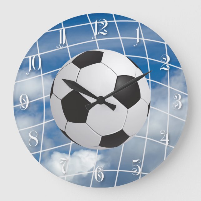 Reloj Redondo Grande Soccer ball (Anverso)