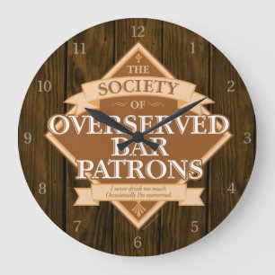 Reloj Redondo Grande Sociedad de Abogados Superados