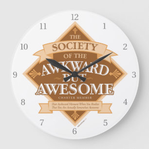 Reloj Redondo Grande Sociedad del incómodo pero asombroso reloj grande