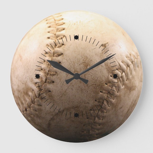 Reloj Redondo Grande Softbol (Anverso)