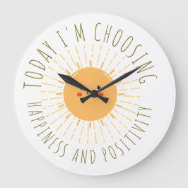 Reloj Redondo Grande Sol sonriente lindo
