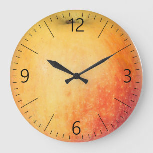 Reloj Redondo Grande Sola manzana madura