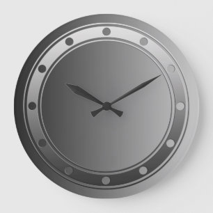 Reloj Redondo Grande SÓLO gradientes COLOR - los puntos de los anillos 