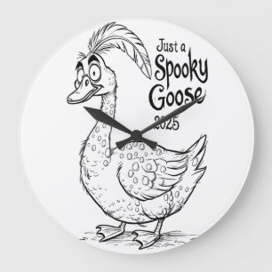 Reloj Redondo Grande Sólo Una Caballo Sombrísima Halloween 2025 y hum
