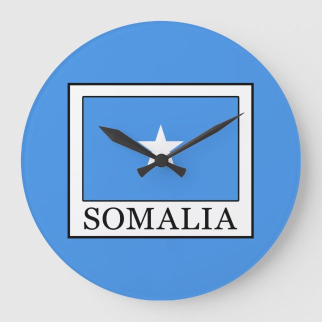 Reloj Redondo Grande Somalia (Anverso)