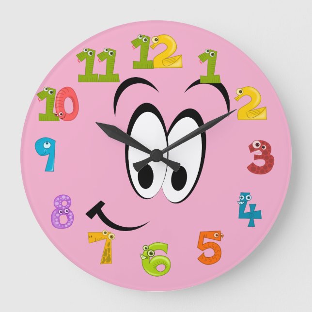 Reloj Redondo Grande Sonreír (Anverso)