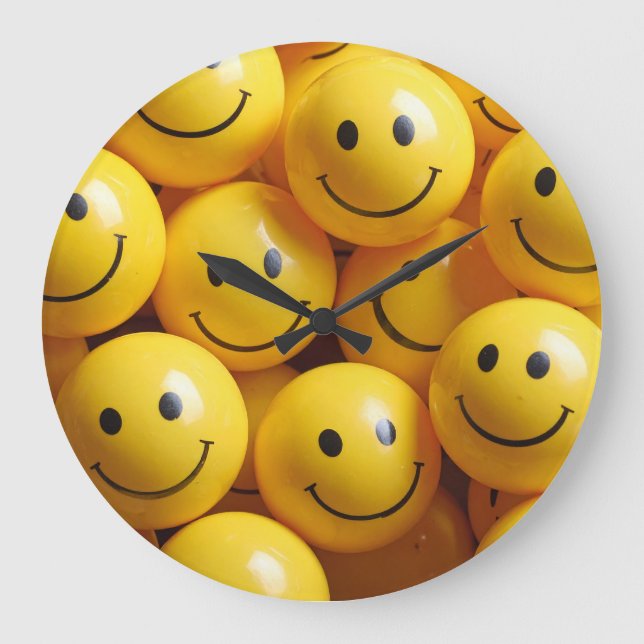 Reloj Redondo Grande sonriente (Anverso)