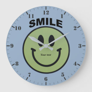 Reloj Redondo Grande Sonrisa personalizada