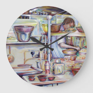 Reloj Redondo Grande Sopa Pigtail, Singapur