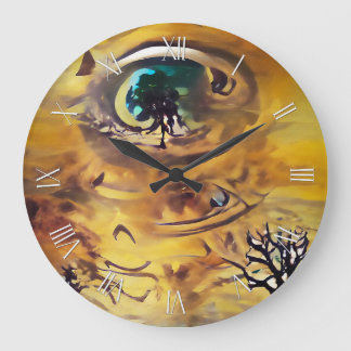 Reloj Redondo Grande Soul de árbol abstracto