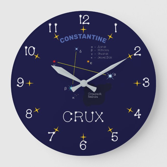 Reloj Redondo Grande Southern Hemisphere Constellation Crux (Anverso)