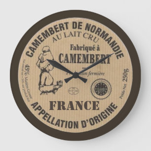 Reloj Redondo Grande Souvenir de France : Le camembert