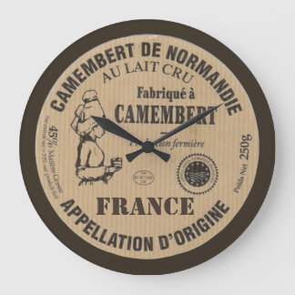 Reloj Redondo Grande Souvenir de France : Le camembert