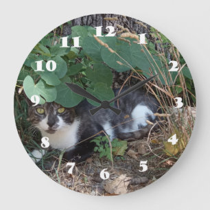 Reloj Redondo Grande Soy el gato invisible