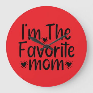 Reloj Redondo Grande Soy la mamá favorita