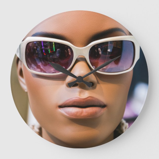 Reloj Redondo Grande Soy realmente hermosa (Anverso)