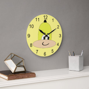 Reloj Redondo Grande Soy Sveety, Unique Comic, Funny Face Personalizado