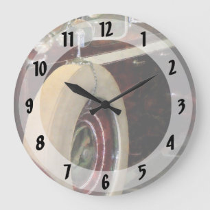 Reloj Redondo Grande Spare Tire
