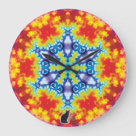 Reloj Redondo Grande Sparky Kaleidoscope