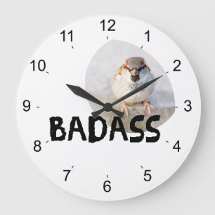 Reloj Redondo Grande Sparrow - Badass