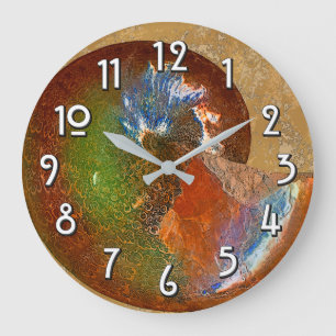 Reloj Redondo Grande Sphenodiscus optimizada Lenticularis